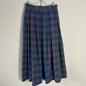 Vintage Plaid Skirt